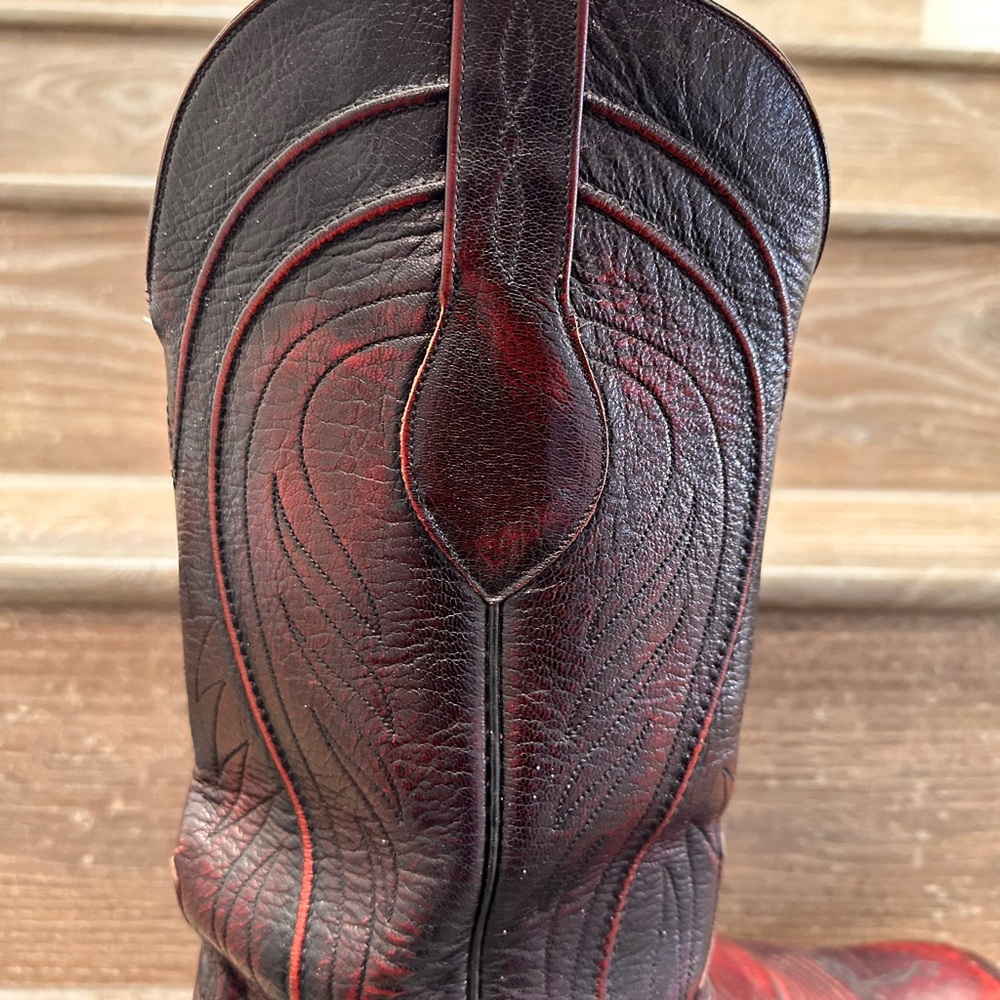 Vintage Lucchese Cowboy Boots | Men’s 9.5D | USA Made - Picture 7 of 16